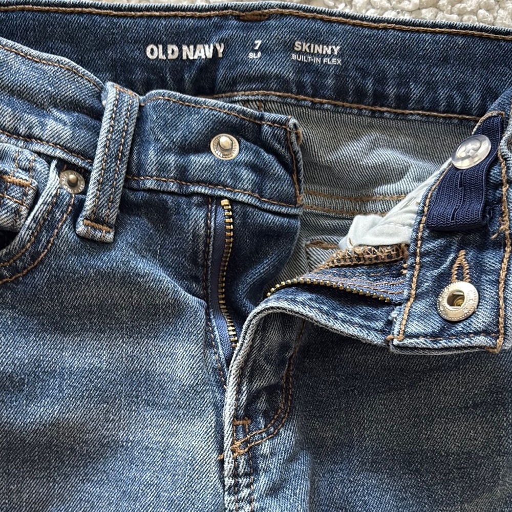 Old Navy boys  Blue Skinny Jeans size 7